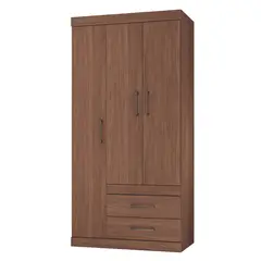 ONESSTA - Clóset Jatoba 3 Puerta(s) 3 Repisa(s) 90.3x183x46.3 cm Café