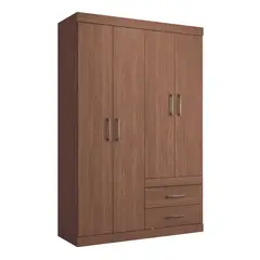 ONESSTA - Clóset Jatoba 4 Puerta(s) 2 Repisa(s) 120x183x46.3 cm Café