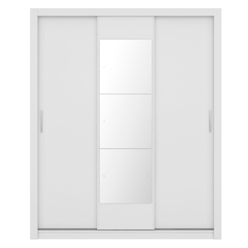 ONESSTA - Clóset Vero 3 Puerta(s) 8 Repisa(s) 180x218x52 cm Blanco