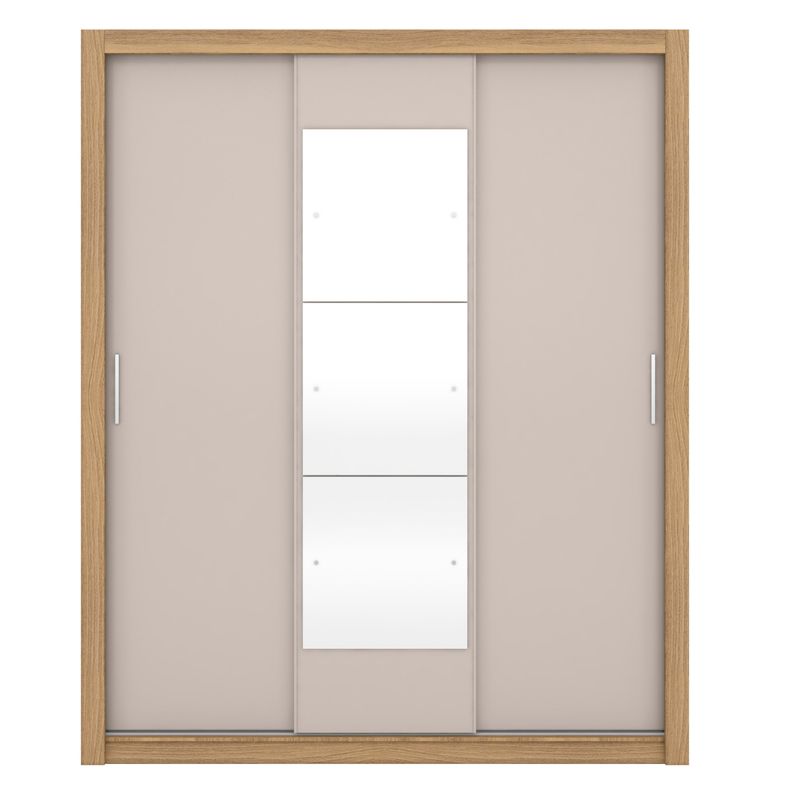ONESSTA - Clóset Vero 3 Puerta(s) 2 Cajón(es) 8 Repisa(s) 180x218x52 cm Beige