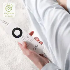 OZU - Calientacamas Eléctrica Polar 2 plazas 100 W Blanco