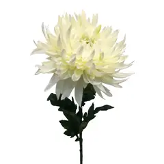 FLORACENTER - Crisantemo artificial 60cm blanco