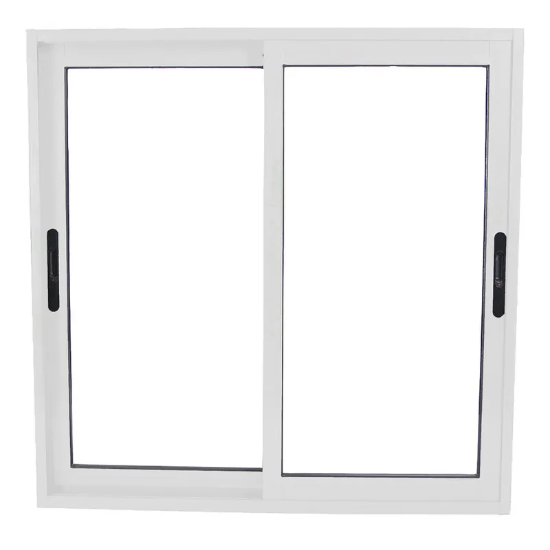 TERMOHOME - Ventana Aluminio Corredera 120x120 cm Vidrio Termopanel Blanco
