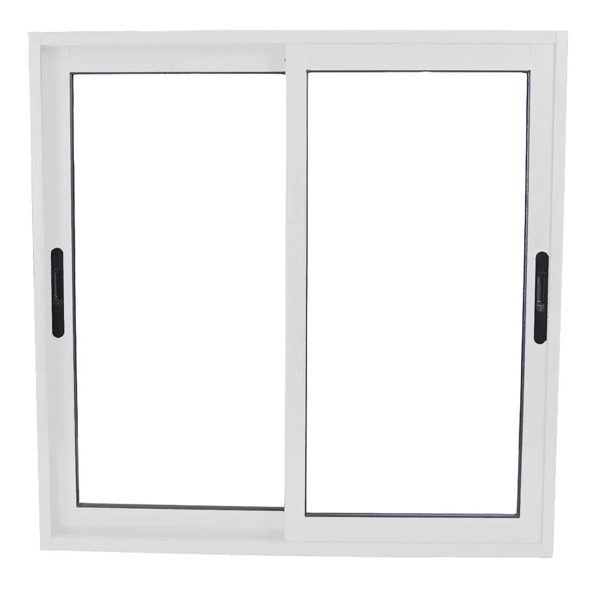 TERMOHOME - Ventana Aluminio Corredera 150x200 cm Vidrio Termopanel Blanco