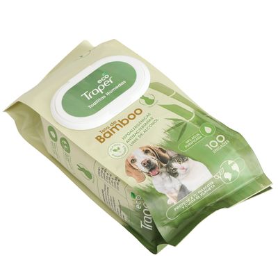 Imagen 2 del producto Toallitas Húmedas Para Mascotas Limpieza Y Aseo Con Aloe Vera Pack 100 Unidades