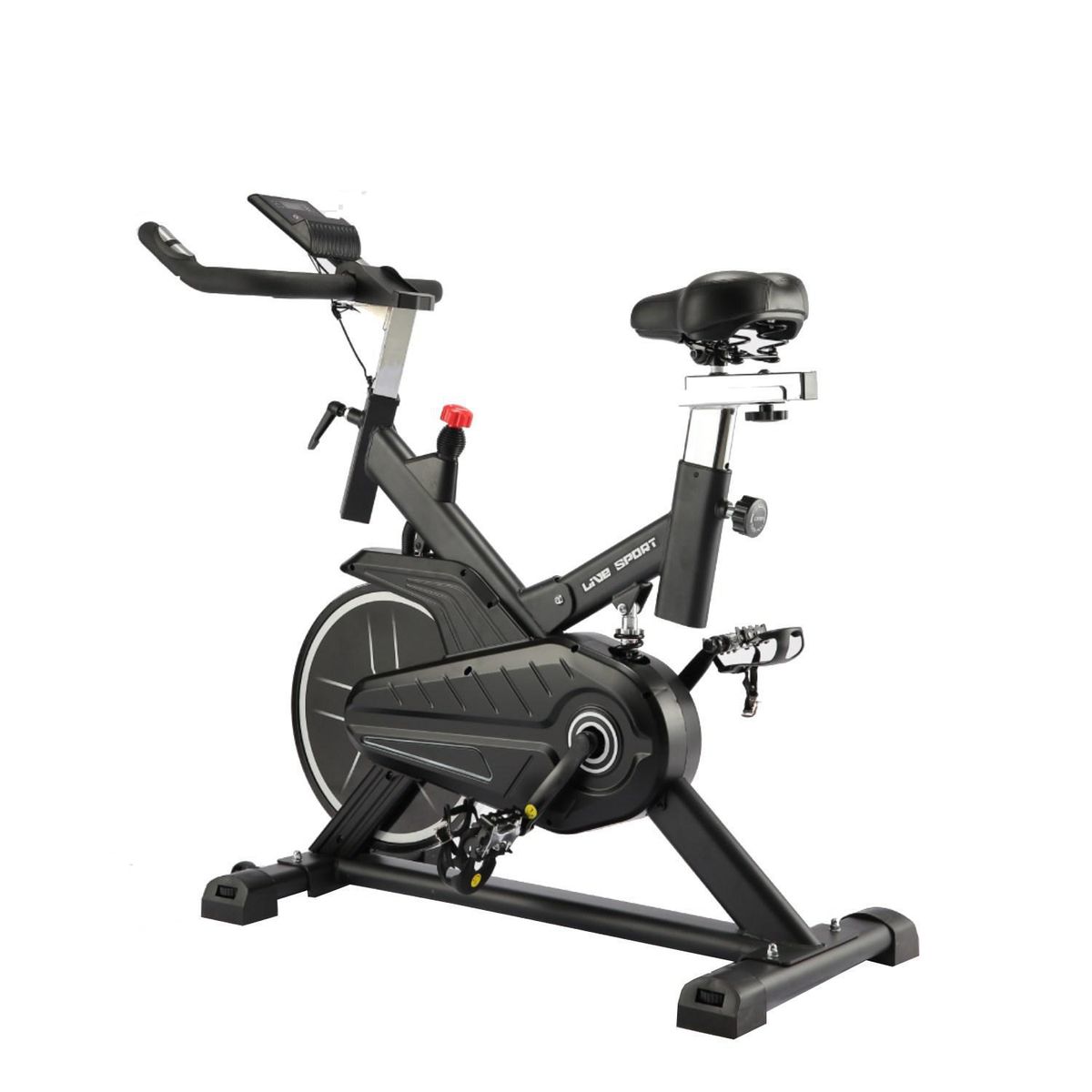 KIDSCOOL - Bicicleta Spinning 8 kg YB-6800 Negro