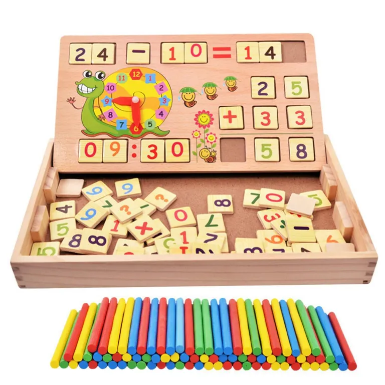 Caja Didáctica Montessori Aprendizaje Temprano Habilidades Matemáticas