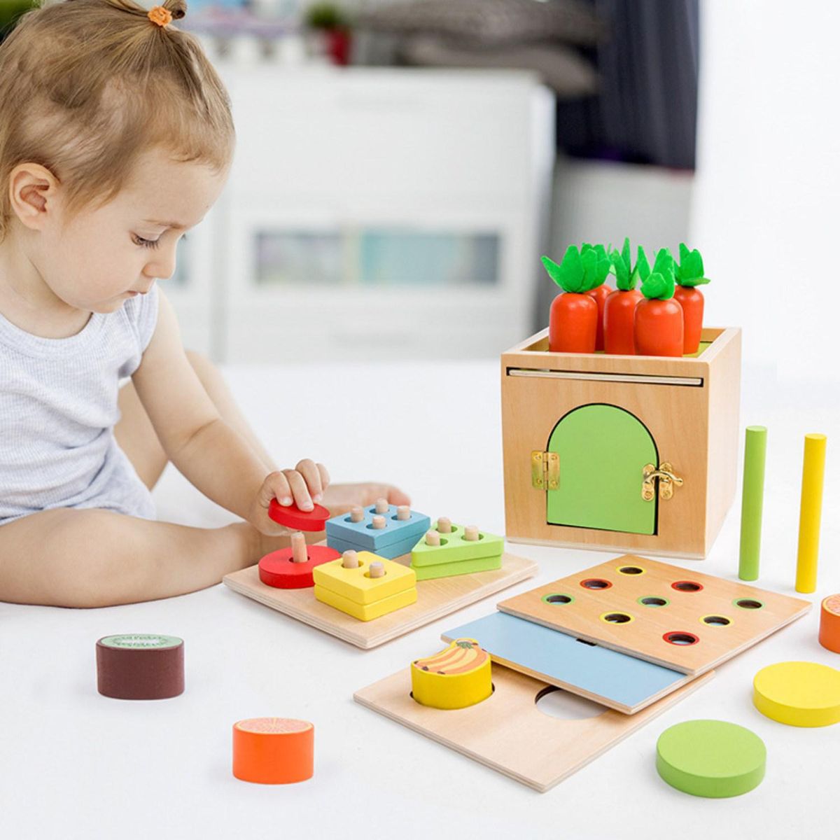 KIDSCOOL - Didactic 6x1 Montessori madera