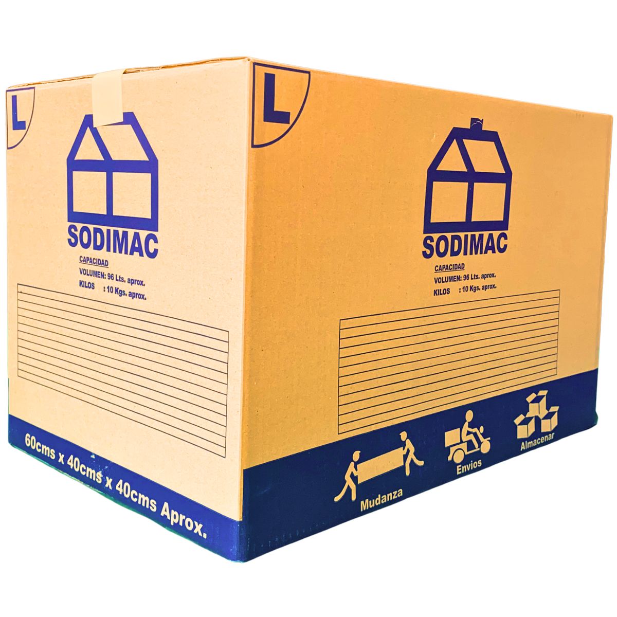 TOPEX - Caja Cartón 60x40x40 cm 1 Unidad