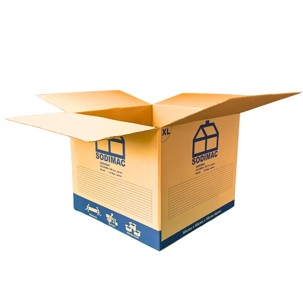 TOPEX - Caja carton 60x60x50 cm 1un