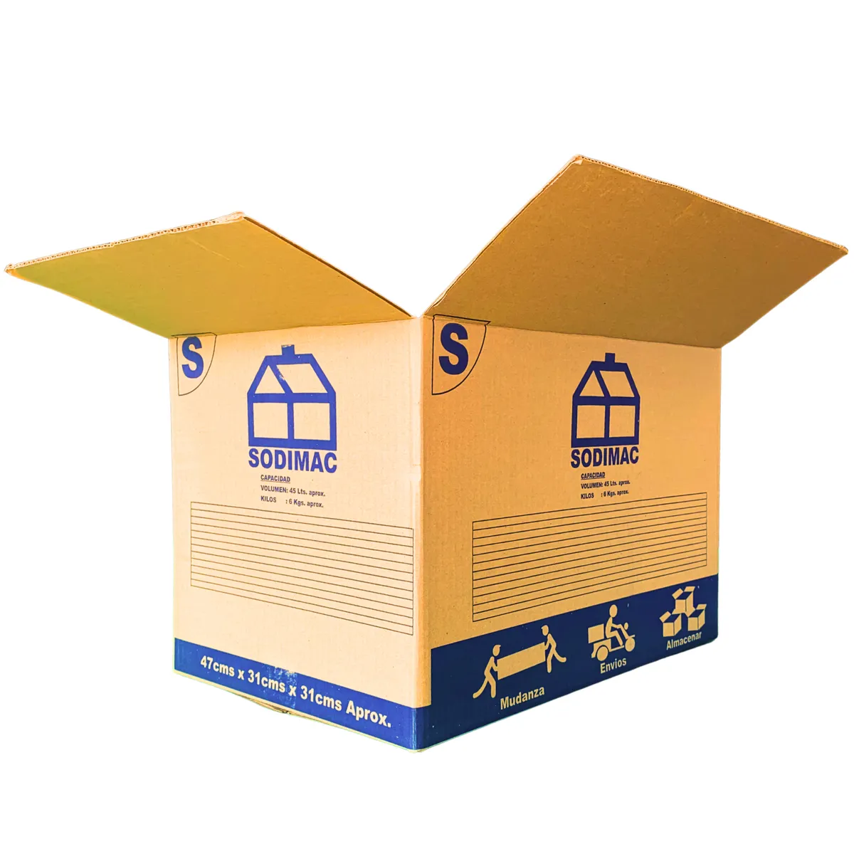 TOPEX - Caja Cartón 47x31x31 cm 1 Unidad