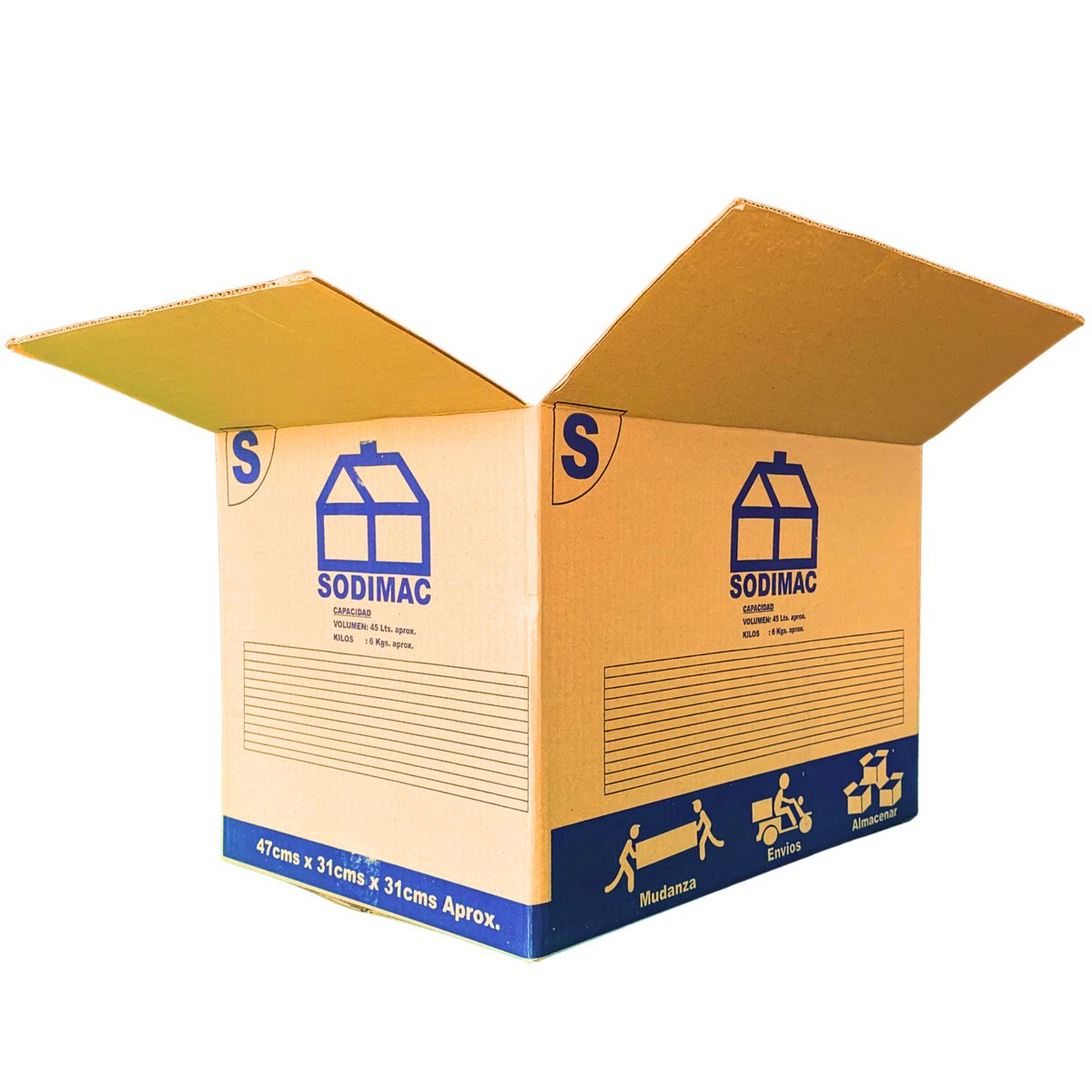 TOPEX - Caja Cartón 47x31x31 cm 1 Unidad