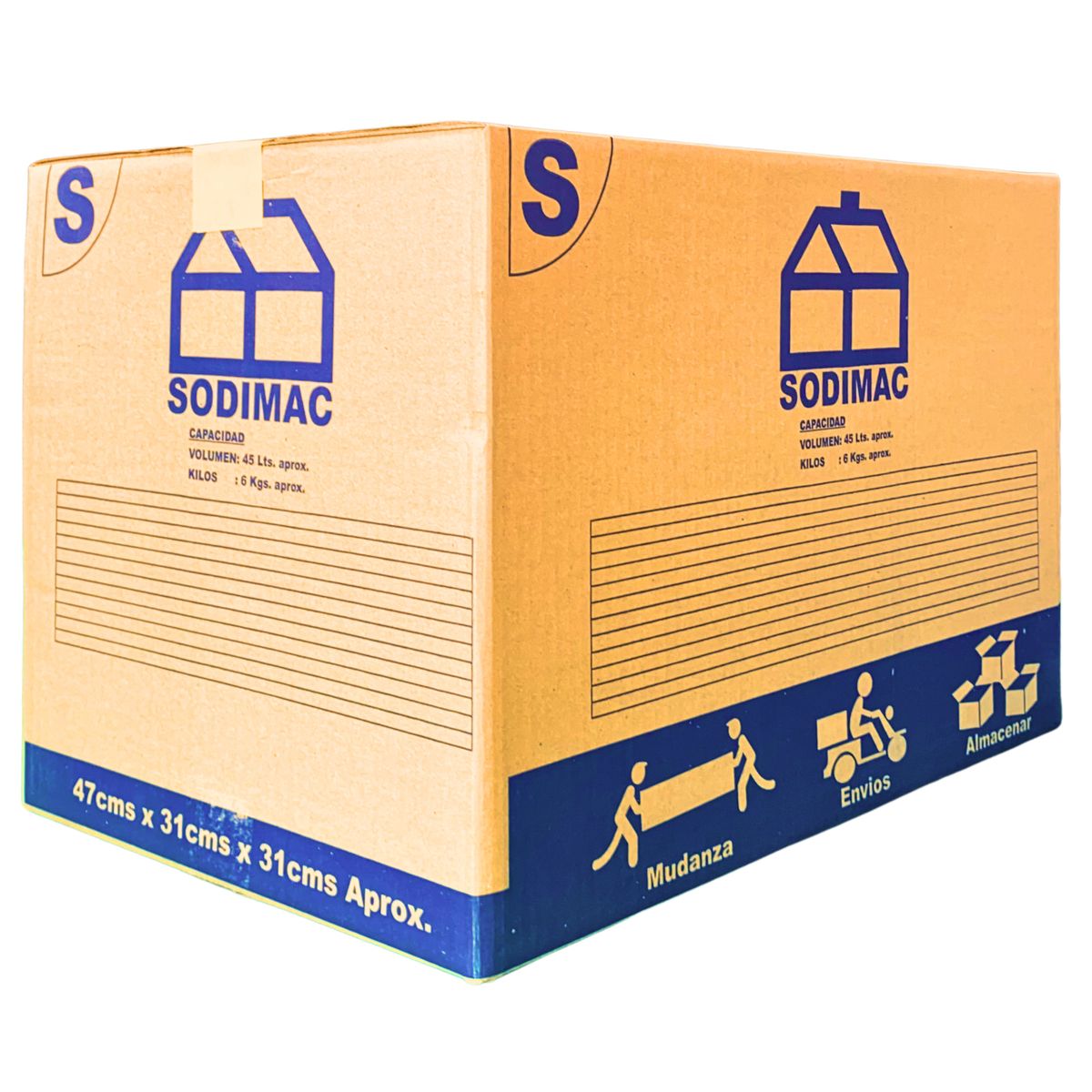 TOPEX - Caja Cartón 47x31x31 cm 1 Unidad