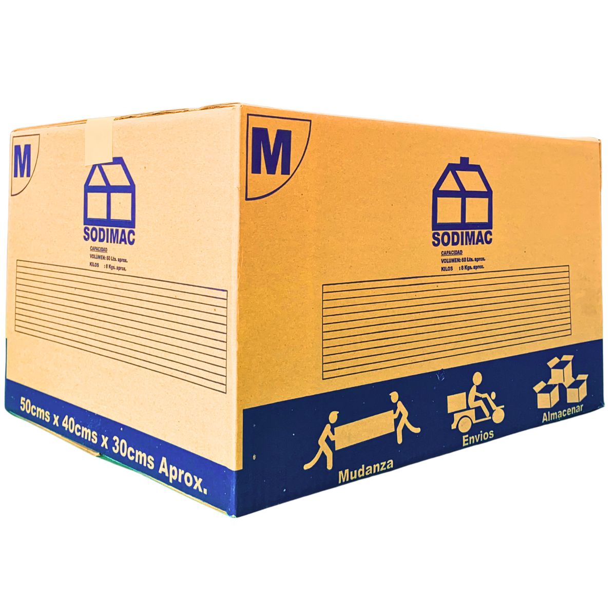 TOPEX - Caja Cartón 50x40x30 cm 1 Unidad