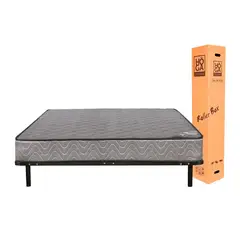HOGADREAMS - Cama 2 Plazas Europea Bekvan Gris