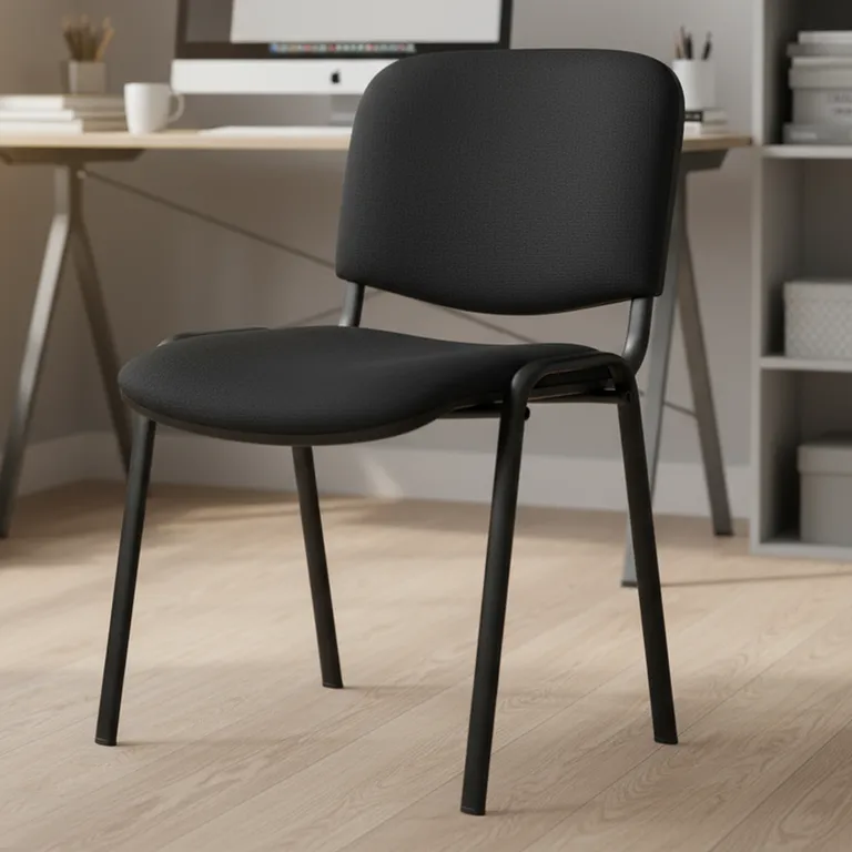ONE SIT Silla Visita Iso Negro