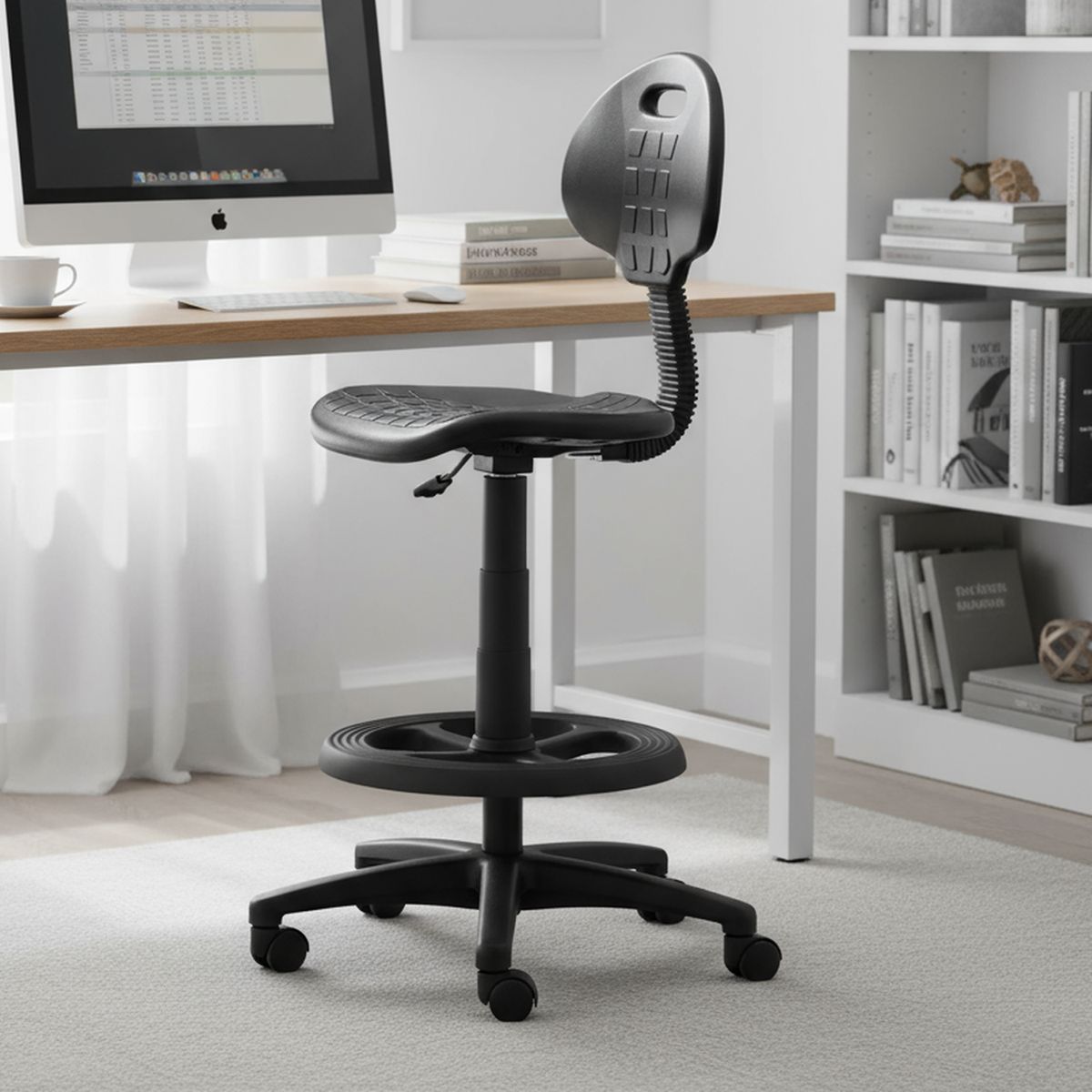 ONE SIT - Silla Escritorio Cajero Tulip Negro