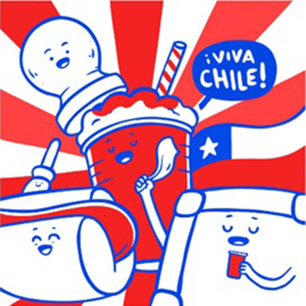 GENERICO - Servilleta 33x33 cm dieciochera 10 unidades