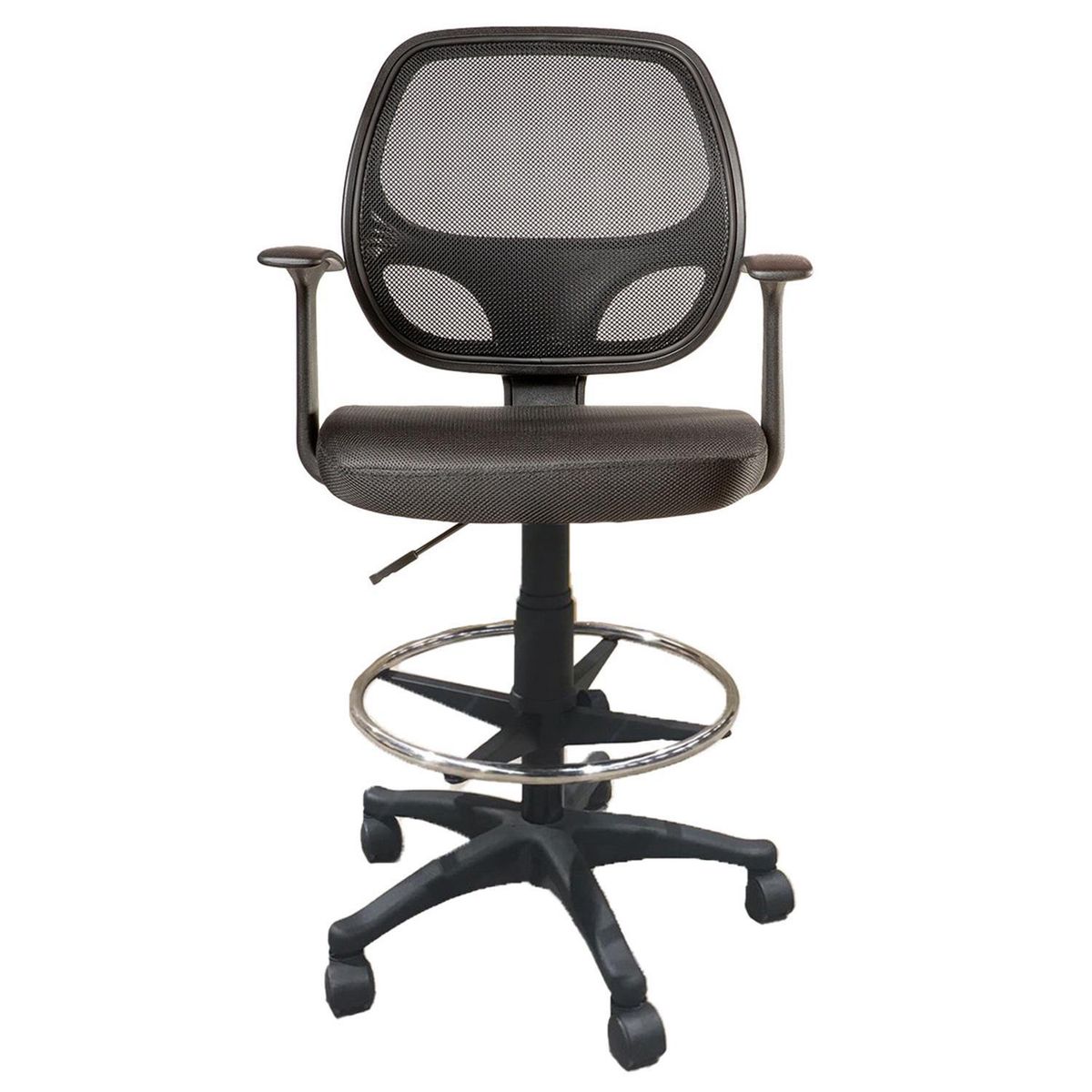ONE SIT - Silla Escritorio Semi Ejecutiva Ergonómica Genova Negro