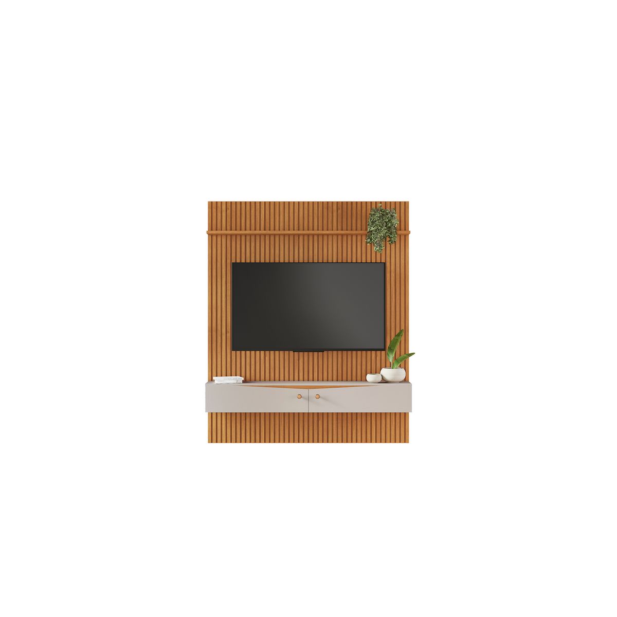 DI PORETTI - Panel 75 " PAN1004 Café 182x218x19 cm