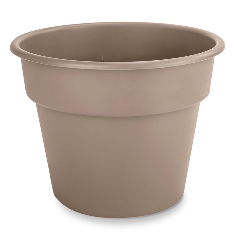 Macetero de Plástico 17.1x13.4 cm Taupe