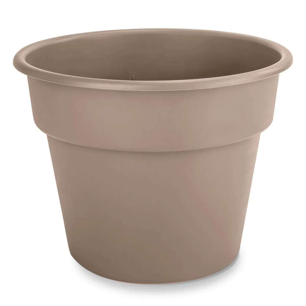 CASA BONITA - Macetero de Plástico 17.1x13.4 cm Taupe