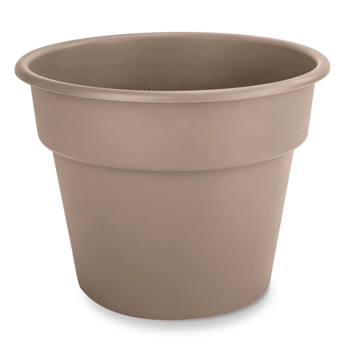 CASA BONITA - Macetero de Plástico 17.1x13.4 cm Taupe