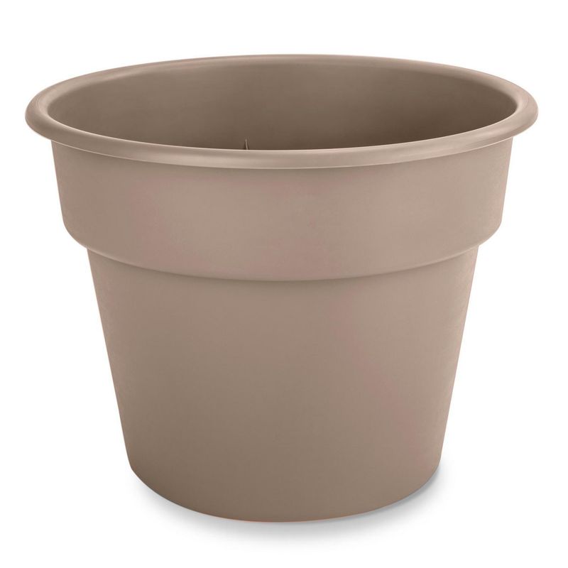 CASA BONITA - Macetero de plástico n°16 46 cm taupe