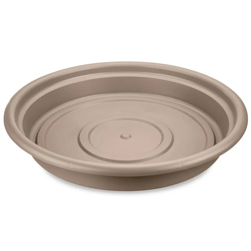 CASA BONITA - Base de plástico para macetero n°4 10 cm taupe