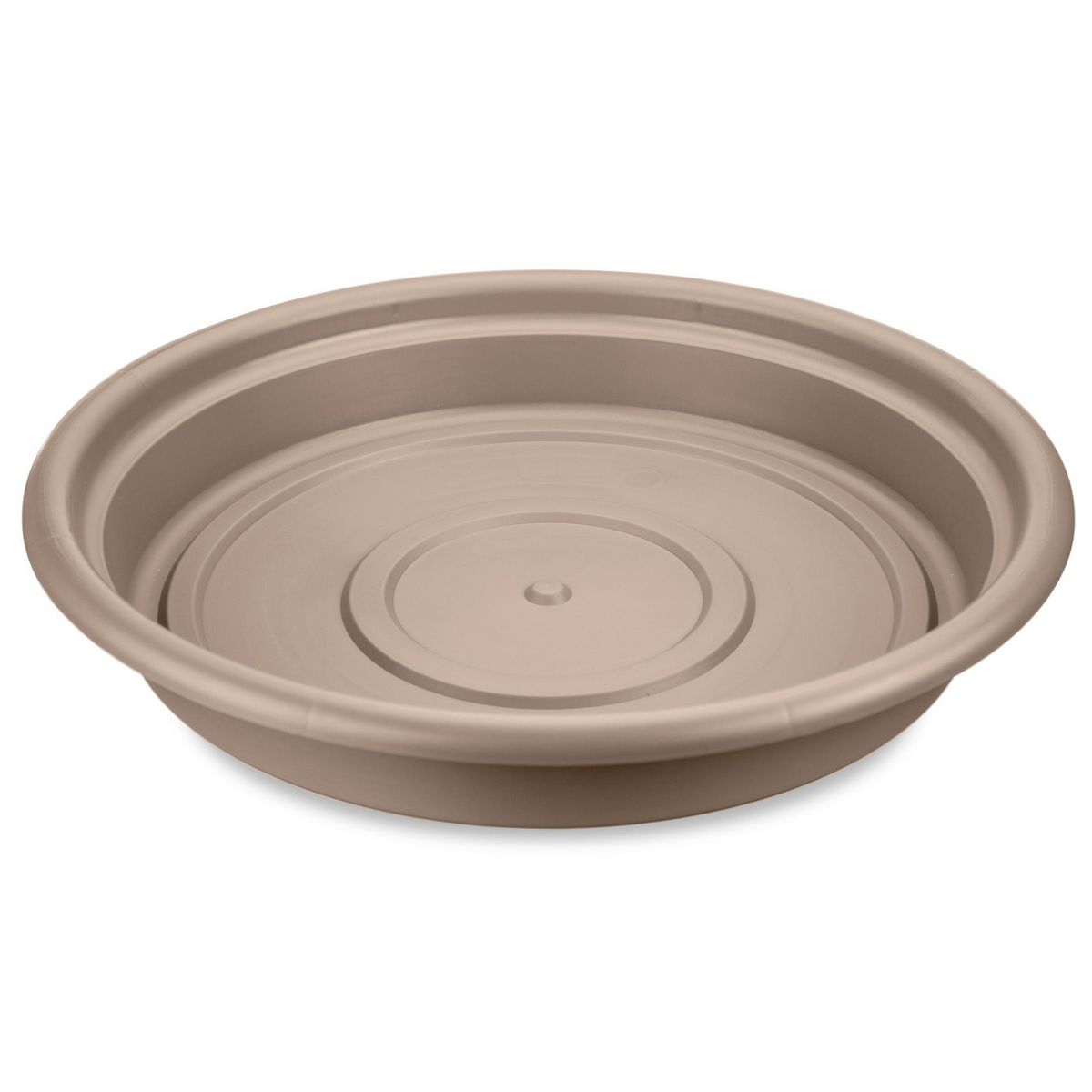 CASA BONITA - Base de plástico para macetero n°6 15 cm taupe
