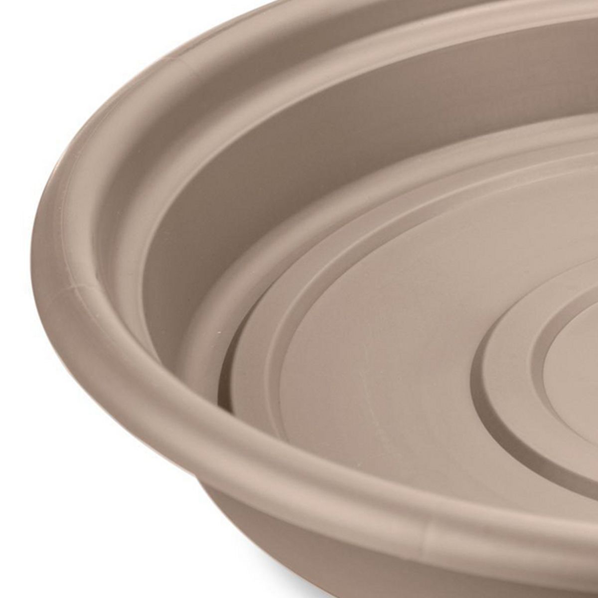 CASA BONITA - Base de plástico para macetero n°6 15 cm taupe