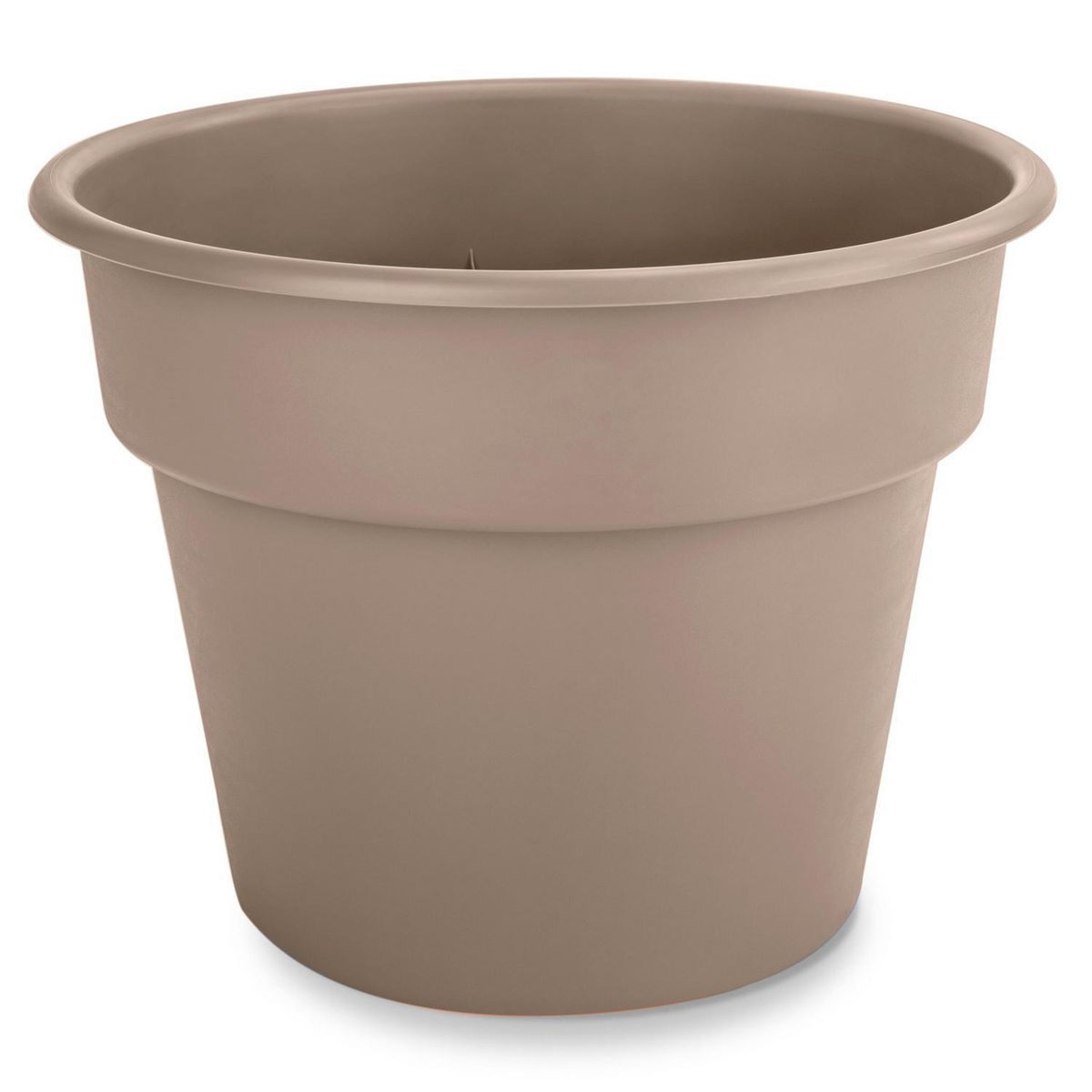 CASA BONITA - Macetero de Plástico 34x26.8 cm Taupe