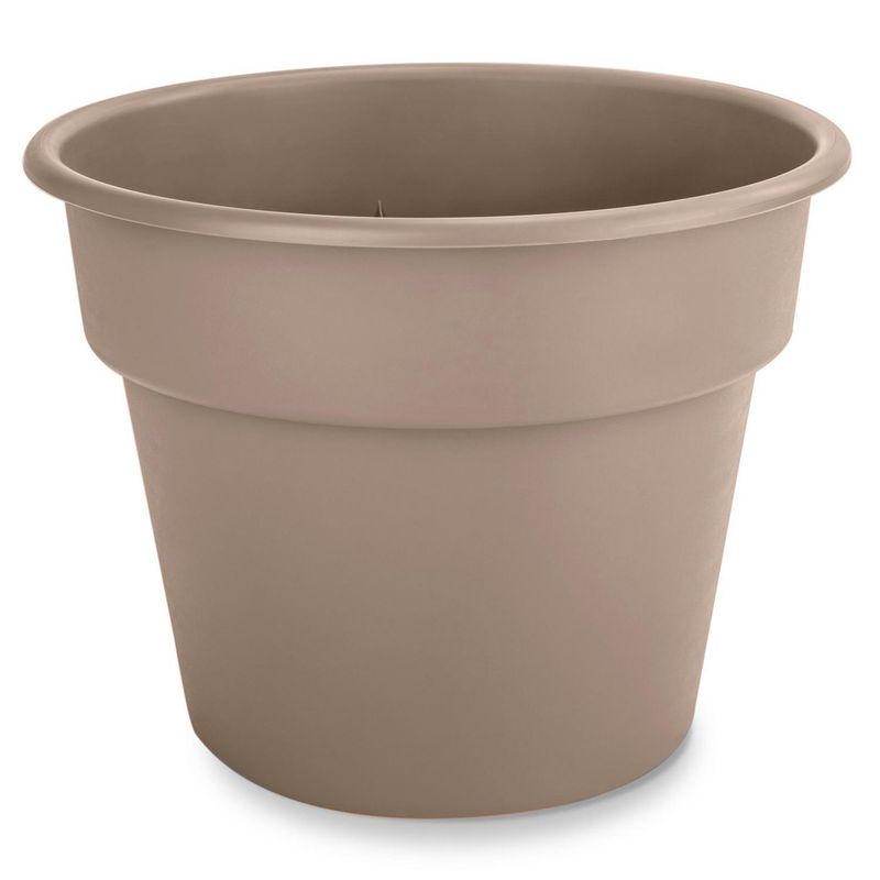 CASA BONITA - Macetero de plástico n°12 34 cm taupe