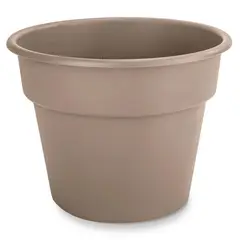 CASA BONITA - Macetero de Plástico 34x26.8 Taupe