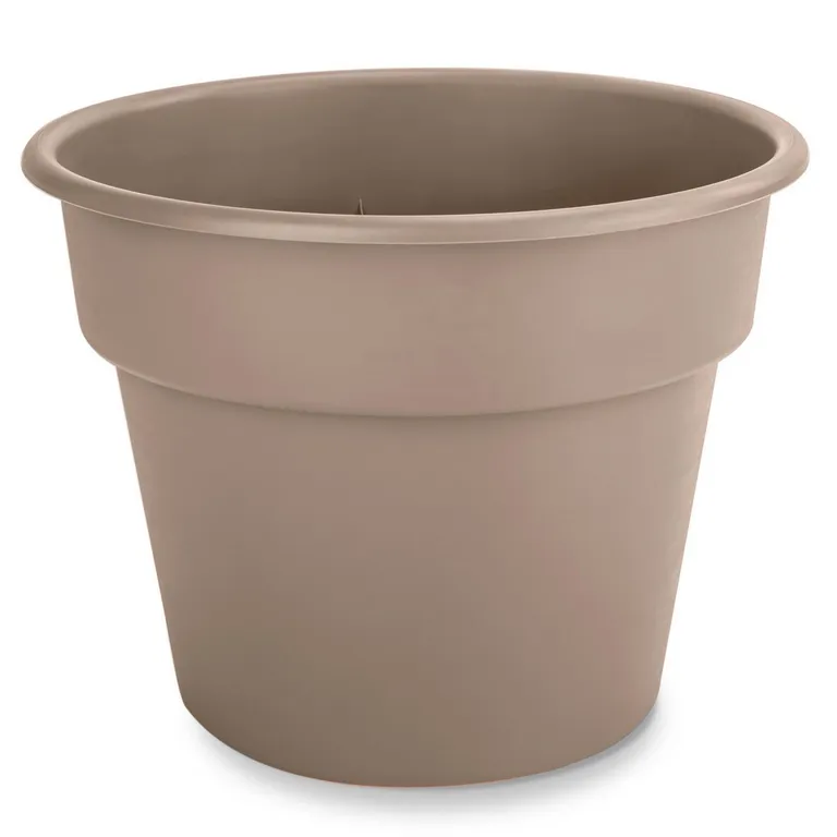 Macetero de Plástico 11.5x8.9 cm Taupe