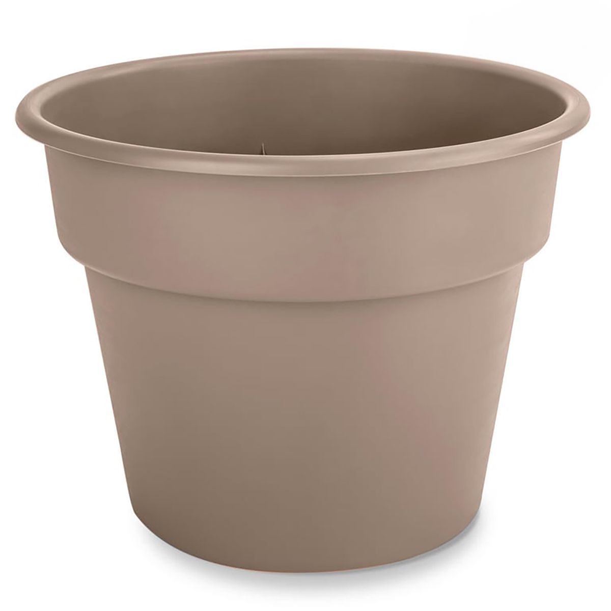 CASA BONITA - Macetero de Plástico 22.8x17.8 cm Taupe