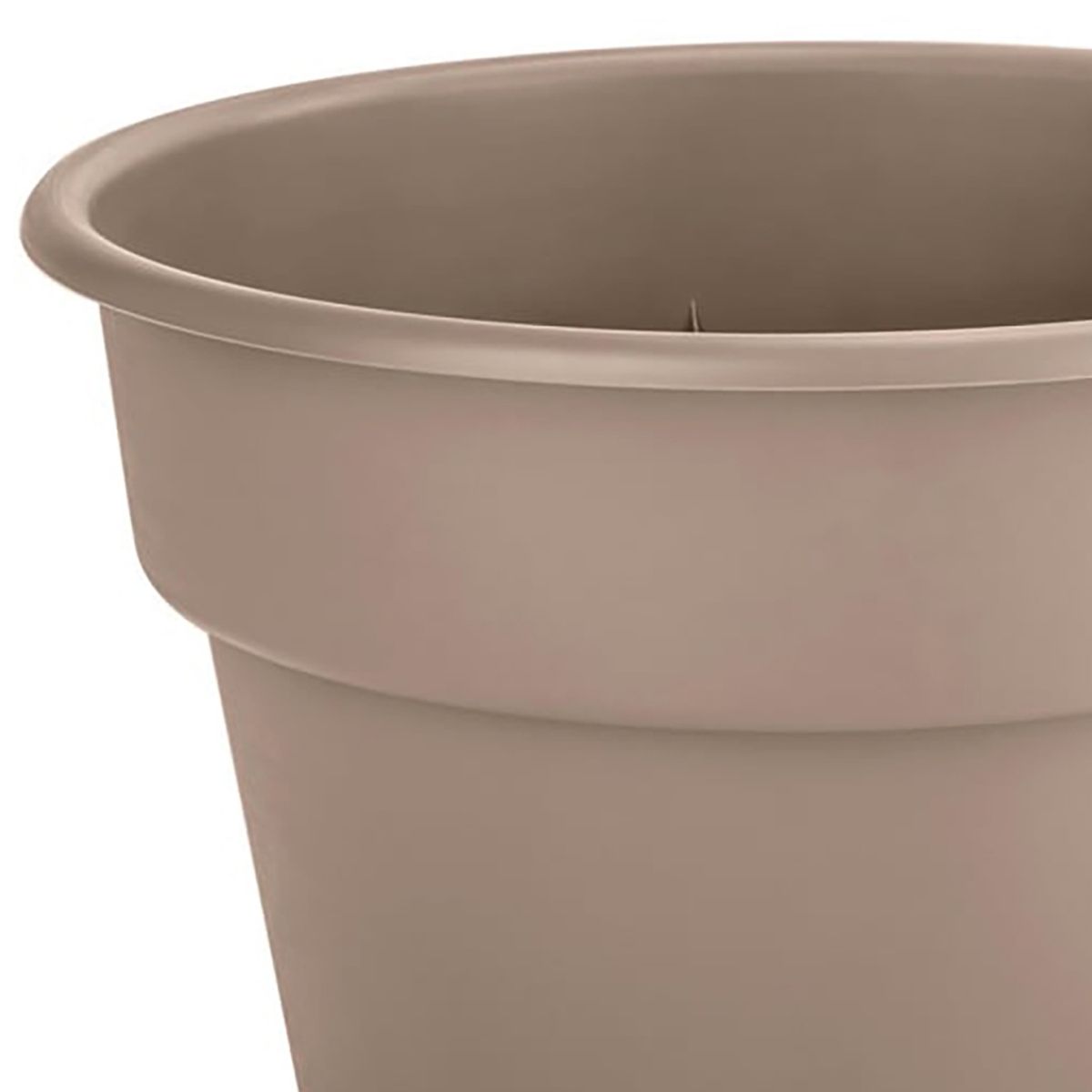 CASA BONITA - Macetero de Plástico 22.8x17.8 cm Taupe