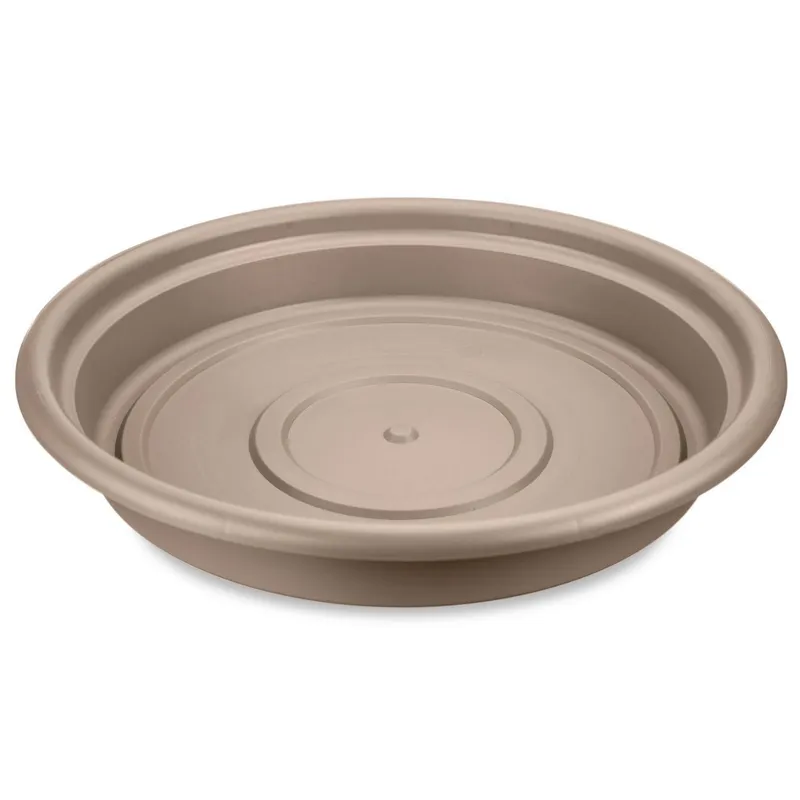 CASA BONITA - Base de plástico para macetero n°10 25 cm taupe
