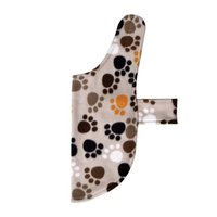 Capa de polar estampado para mascotas, talla M