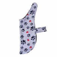 Capa de polar estampado para mascotas, talla L