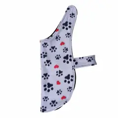undefined - Capa de polar estampado para mascotas, talla L