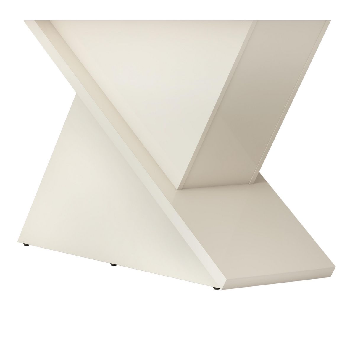 DI PORETTI - Juego de Comedor Zafira 8 Sillas Mesa Rectangular 100x82x200 cm Blanco