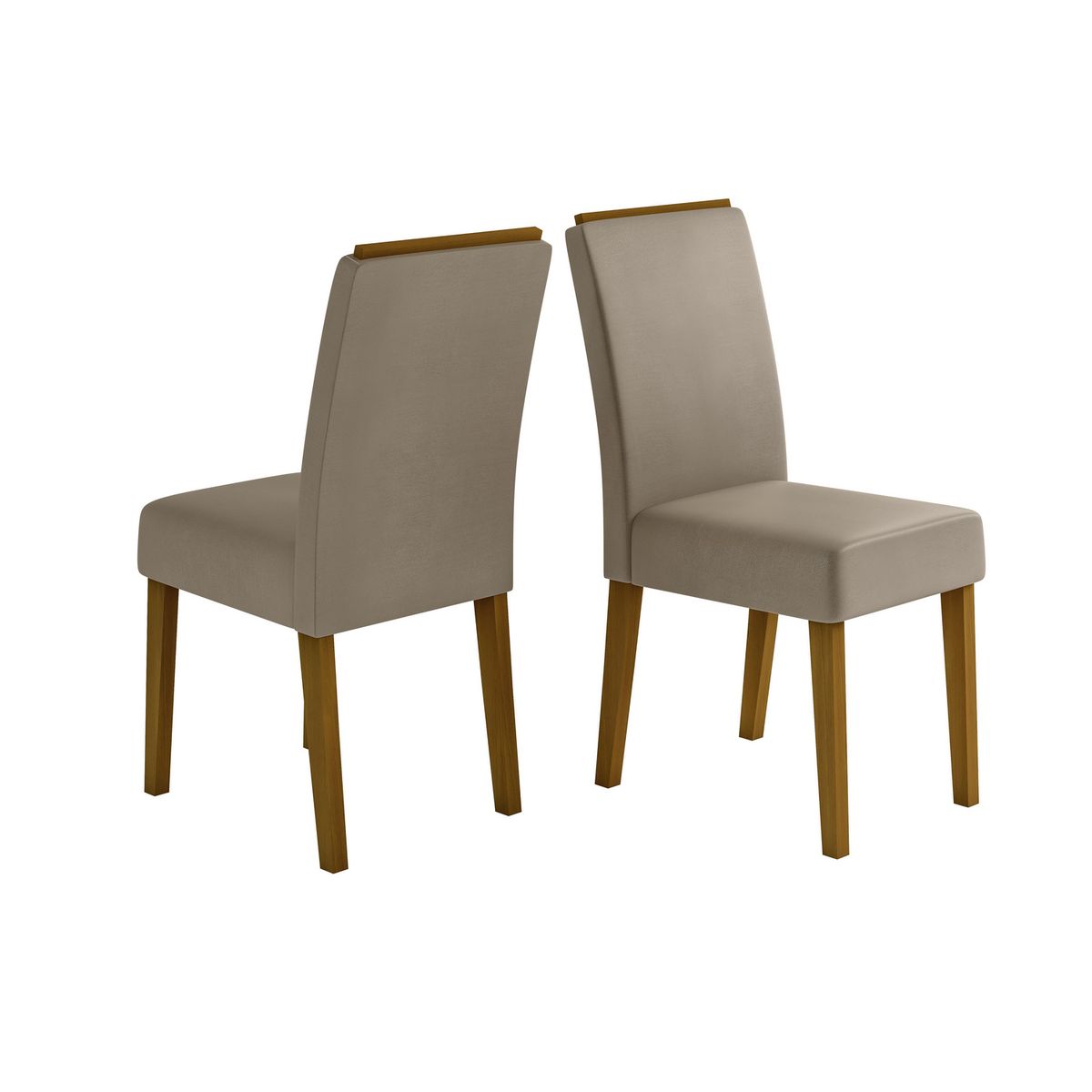 DI PORETTI - Juego de Comedor Anastasia 6 Sillas Mesa Rectangular 80x90x200 cm Blanco