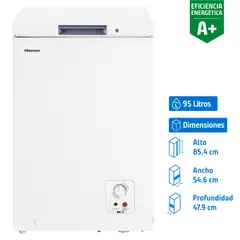 HISENSE - Freezer Horizontal 95 Litros Blanco FT125D4AW1