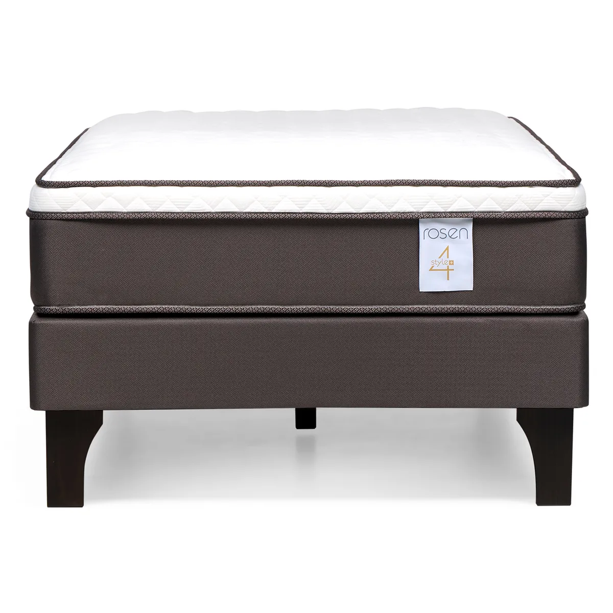 ROSEN - Cama 1.5 plazas de Estructura New style 4 Café