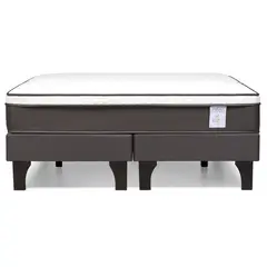 ROSEN - Cama King de Estructura New style 4 Café