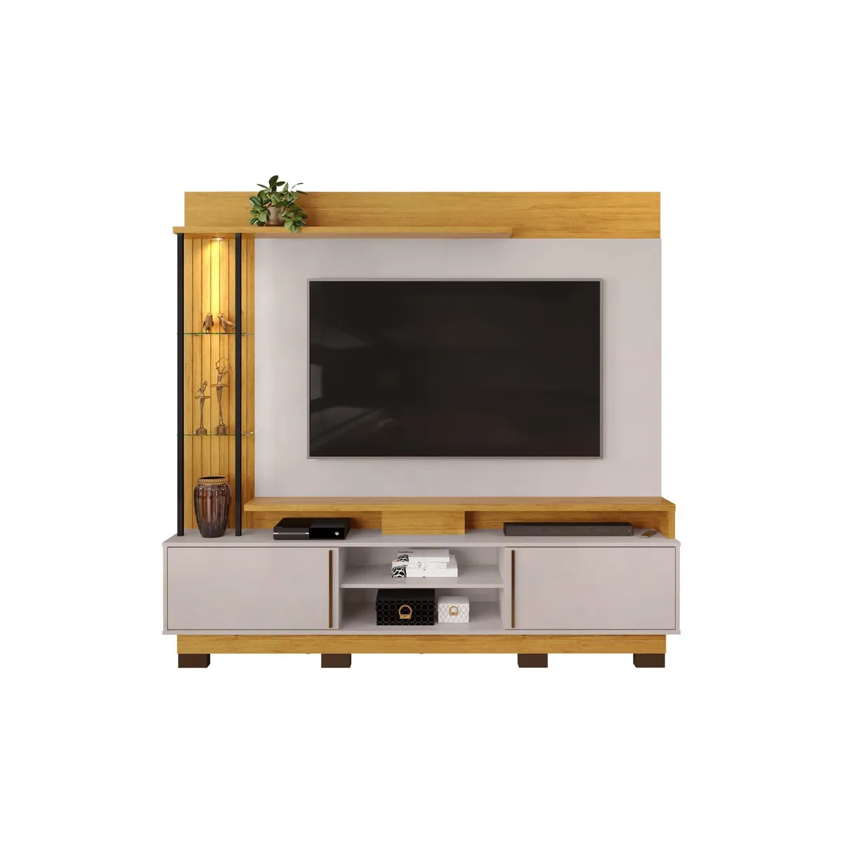 DI PORETTI - Home 70 " Martino Gris 200x185x39 cm