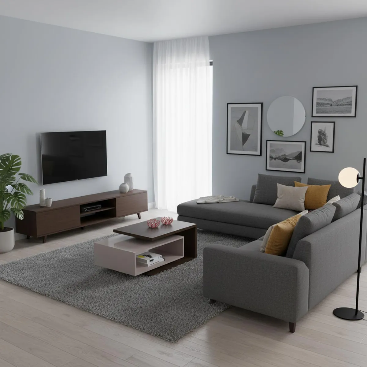 DI PORETTI - Mesa de centro Diva Café 51.5x88x37 cm