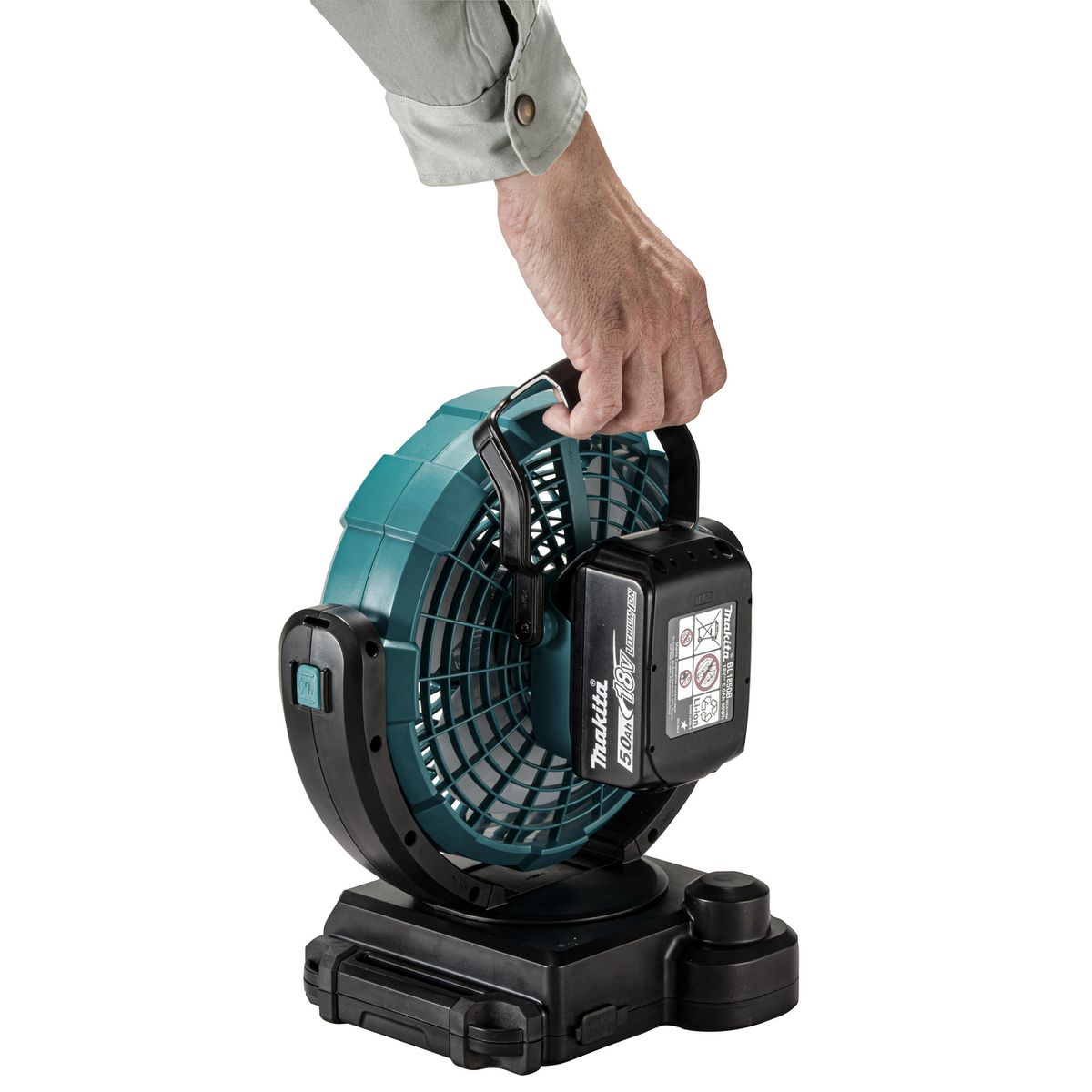 MAKITA - Ventilador inalámbrico 18V sin bateria sin cargador con adaptador AC