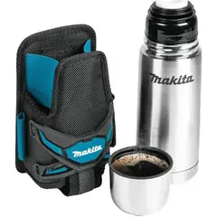 MAKITA - Termo y Porta Termo Acero Inoxidable Gris